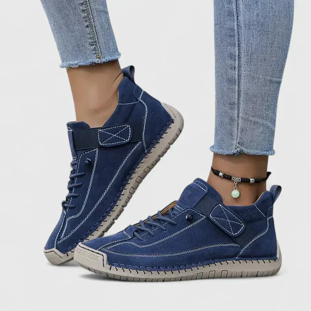 Women's Slip-On Sneakers - Blue