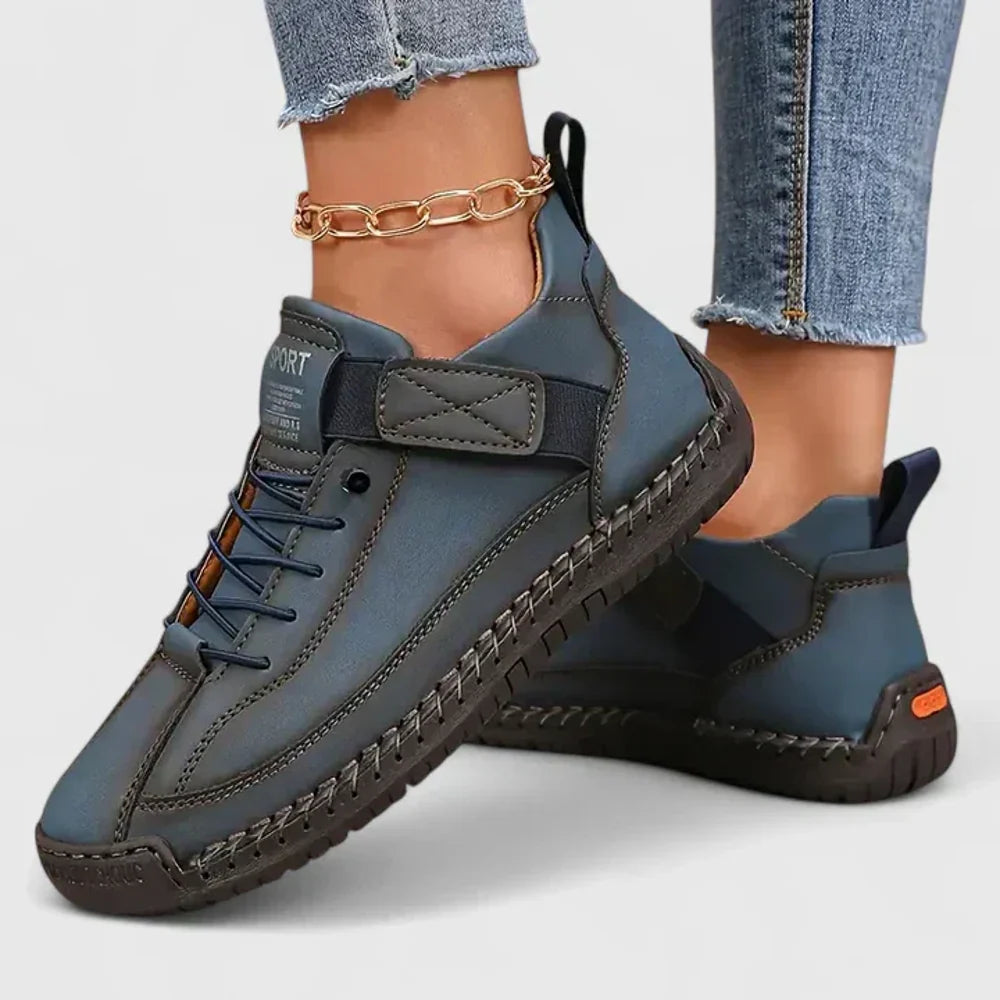 Women's Slip-On Sneakers - Dark Blue