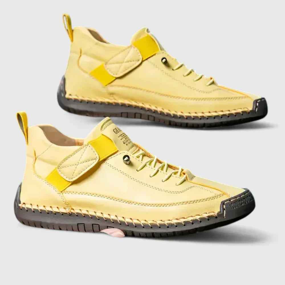Women's Slip-On Sneakers - Yellow