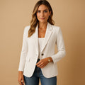 Women's Tailored Stretch Blazer - White